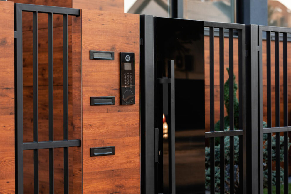 Keyless entry system outside a home